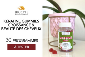 Gommes à macher Kératine Gummies de Biocyte