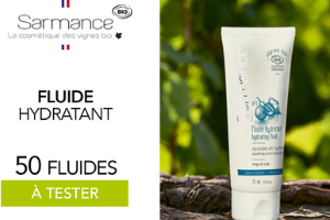 fluide hydratant vignes bio Sarmance