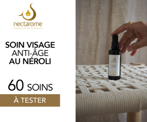 soin visage anti-âge de Nectarome