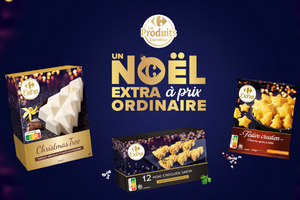 ensemble de produits Carrefour pour Noël