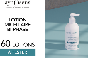 lotion micellaire bi-phase d'Aynosens