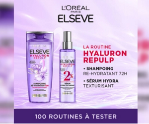 routine capillaire Elsève Hyaluron Repulp