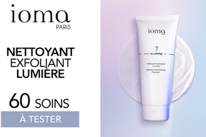 nettoyant exfoliant lumière Ioma