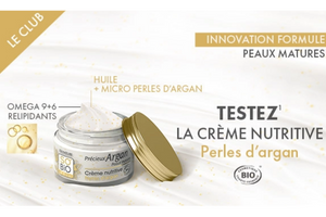 la crème nutritive Perles d’argan SO’BiO étic