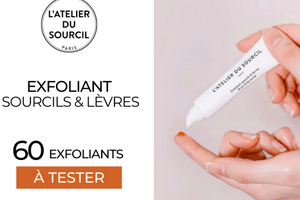 exfoliant sourcils et lèvres l’Atelier du Sourcil