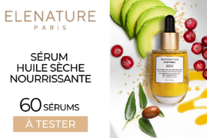 sérum huile sèche pour cheveux Elenature