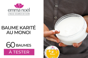 baume de karité au Monoï Emma Noel