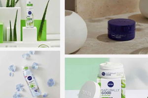 soins de visage et corps Nivea Naturally Good