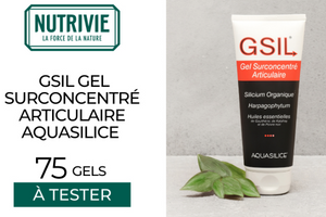 Gsil gel surconcentré articulaire aquasilice de Nutrivie
