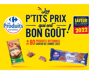 pack reconnu Saveur de l’Année 2022 de Carrefour