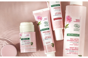 routine visage bio de la marque Klorane