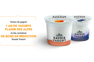 un an d'yaourts ou un bon d'achat à gagner