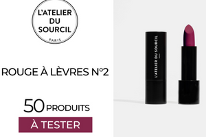 un rouge à lèvres N°2 de l'Atelier du Sourcil