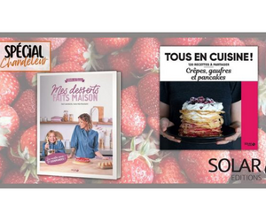 lot livres de recettes des éditions Solar