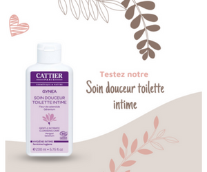 soin douceur toilette intime Cattier