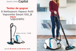 nettoyeur vapeur Polti à gagner