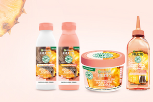 routine capillaire Garnier Fructis Hair Food Ananas