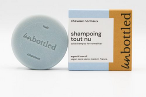 shampoing solide pour cheveux normaux d'Unbottled