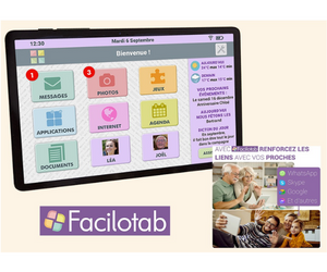 une tablette Facilotab Rubis offerte