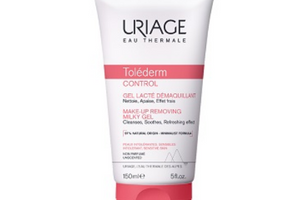 gel lacté démaquillant Toléderm Control d'Uriage