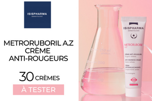 une crème anti-rougeurs Metroruboril A.Z Isispharma