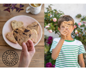 boîte de cookies cœur La Fabrique Cookies