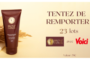 un lot de soins Bronz'Express à gagner