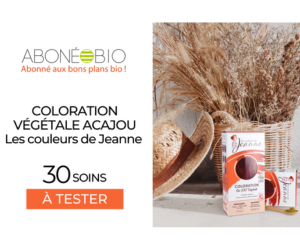 coloration végétale acajou Les couleurs de Jeanne