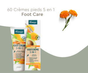 crème pieds 5 en 1 de Kneipp
