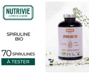 cure Spiruline Bio de Nutrivie