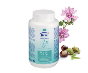 flacon de sels pour bain de pieds de Just France