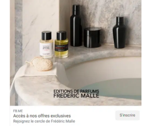 un parfum Frédéric Malle offert