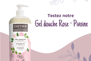 gel douche Rose-Pivoine de Cattier