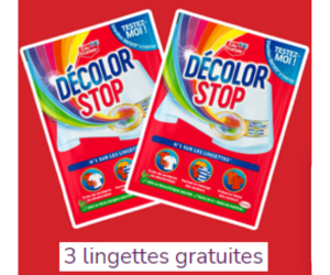 lingettes Décolor Stop