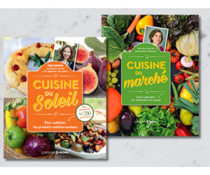 un lot de 2 livres de cuisine à remporter