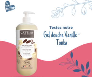 gel douche Vanille Tonka de Cattier