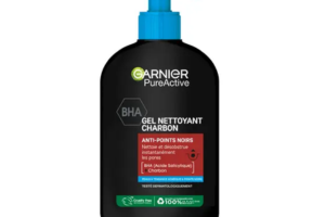 le gel nettoyant charbon Garnier