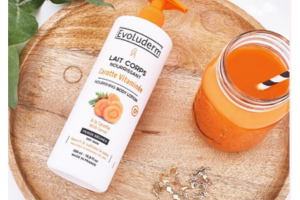 lait corps nourrissant à la carotte vitaminée Evoluderm