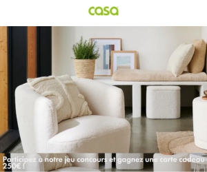 une carte cadeau de 250€ à gagner