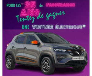 une voiture Dacia Spring Essential électrique à gagner
