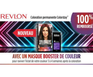 coloration ColorStay REVLON 100 % remboursée