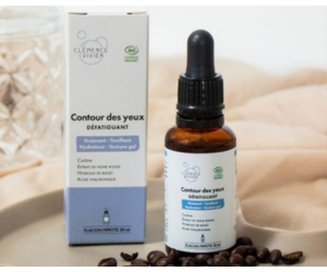 contour des yeux défatiguant Clémence et Vivien