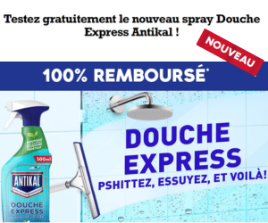 remboursement 100% spray douche Express Antikal