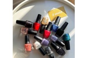 lot de vernis à ongles OPI offert