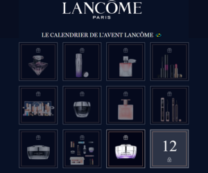 calendrier de l'Avent Lancôme offert