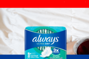pack de serviettes Always & Tampax