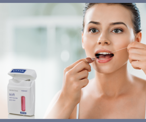 test gratuit fil dentaire ciré Vitis Soft