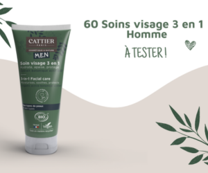 soin visage 3 en 1 Men Cattier