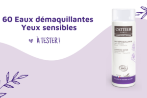 eau démaquillante yeux sensibles Cattier