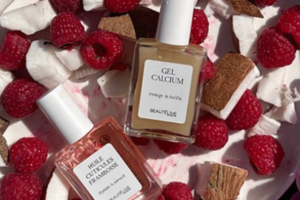 huile pour cuticules et un gel au calcium de Beautélive